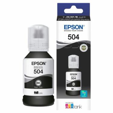 Imagem de Refil de Tinta Epson T504 Preto L4150 L4160 L6161 L6171 L6191 L6270 Or