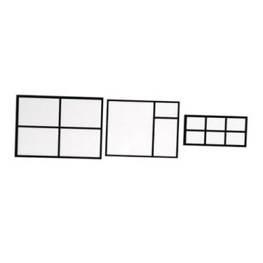 Imagem de Colaxi Materiais para layout de construção de maquete de janela, materiais de construção, kit de maquete de diorama, janela em miniatura para layout de, Style a