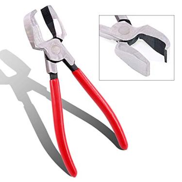 Imagem de Swpeet Alicate de corte de vidro resistente de 20,32 cm, alicate de vidro de ponta de aço perfeito para cortar e quebrar vidro, azulejos, tubos e cabos de aderência