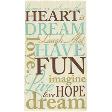 Imagem de Amscan Life Is Good Toalhas de hóspedes descartáveis e papel 2 camadas 20,3 cm x 10,16 cm pacote com 16 guardanapos de festa infantil (96 peças), Life is Good Guest Towels