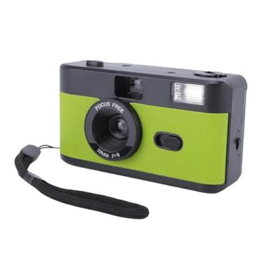 Imagem de Sanpyl Câmera de Filme 35MM, Com 27 Filmes Coloridos, Compatível Com Filme Preto e Branco ou Colorido de 35MM (135), Lente 28MM F/8, Flash Integrado, Obturador 1/120s (Preto Verde)