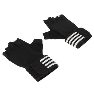 Imagem de Domary Luvas de Levantamento de Peso, Luvas de Meio Dedo para Ginástica e Fitness Com Alça de Pulso, Material de Malha Respirável, para Treinamento Físico