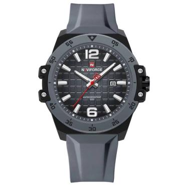 Imagem de Relógio de Quartzo Casual Masculino Á prova d´agua Pulseira Silicone Esportivo