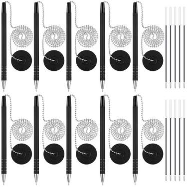 Imagem de Conjunto de canetas de segurança com corrente de miçangas e porta-cane