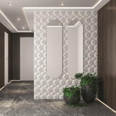 Imagem de Conjunto Espelho Organico Paraiba 35x120 Cm - Euronobre