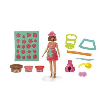 Imagem de Massinha play-doh barbie arranjos flores e franjas - hasbro g1360