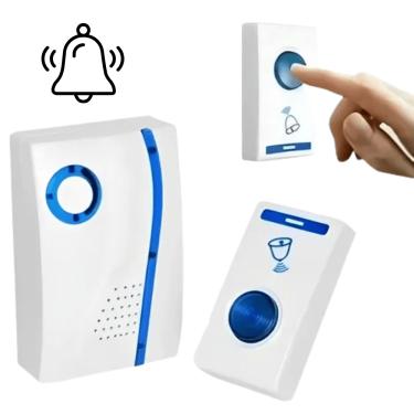 Imagem de Campainha Residencial Sem Fio Wireless 36 Melodias Doorbell