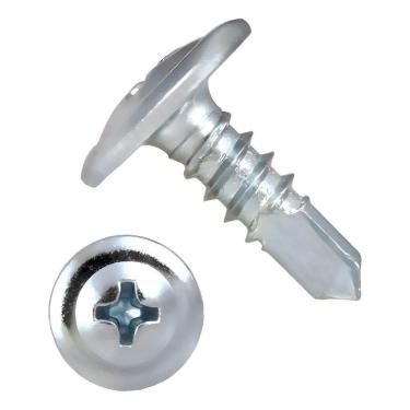 Imagem de Kit Parafuso Autobrocante Flangeado Phillips 4,2X13 -1000Pçs
