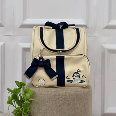 Imagem de Mochila 2 em 1 luxo 150, - TIARA  BABY, Marinho, 800g