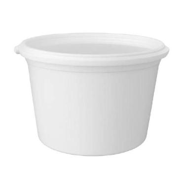 Imagem de 25 Potes Para Freezer e Microondas Com Tampa Lacre 1000ml - BrasilPack