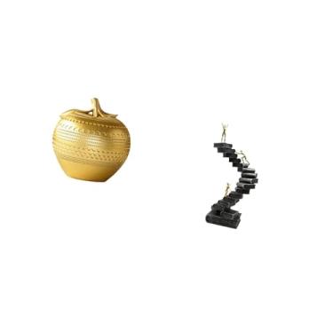 Imagem de Fenteer Estatueta de Resina, Arte, Escultura Moderna, Figura Abstrata, Ornamento para Mesa, Estante, Sala de Jantar, Quarto, Escritório, Objetos Decorativos,