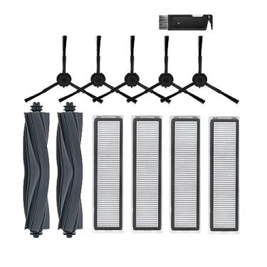 Imagem de Roller/Side Brush Accessories Compatible With Dreame D10s / D10s Pro Robot Vacuum Cleaner Wahable Hepa Filter Mop Cloth Rags Replacement(Set18)