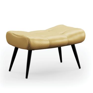 Imagem de Puff Sher Facto Dourado Pés Palito de Ferro - D'Rossi