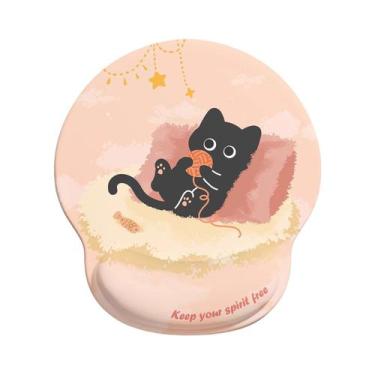 Imagem de Mouse pad com apoio de pulso em silicone macio 188x227x2.5mm - yiweisa