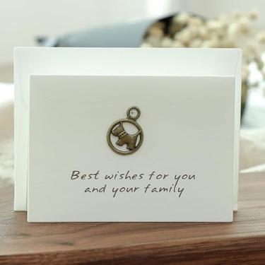 Imagem de 20 peças Retro Blessing Birthday High-End Thank You Message Card Lover Thanksgiving Christmas Day Cartão de felicitações (11 cachorrinhos)