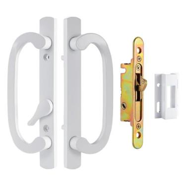 Imagem de Conjunto de maçanetas deslizantes para pátio Zinkitool Offset Position