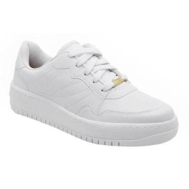 Imagem de Tenis vizzano  casual branco dia a dia confortavel, Branco, 36