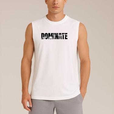 Imagem de Regata Masculina Estampada Dominate 411 exercício funcional Barra Peso