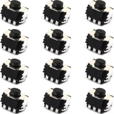 Imagem de 12 peças L R tátil para-choque micro botão para Nintendo Switch Joy-Con peças de reposição