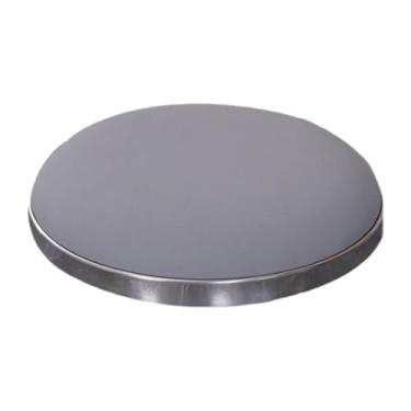 Imagem de KiBcsLic Almofada para Assento de Banqueta de Bar, Assento Acolchoado Fácil de Instalar, Almofada Redonda de Reposição para Banqueta de Barbearia e Sala de, Cinza