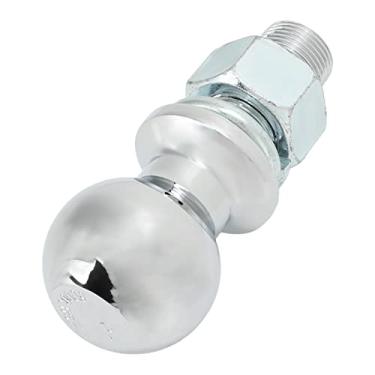 Imagem de Bola de Trailer 6000 Lb Bolas de Reboque, 2in Diâmetro de Traseiro de Ferro de Ferro Com 1 X 2 1/8in Hastes, Porcas Hexadecimais e Arruelas de Trava de Parafuso, Roscas Finas,