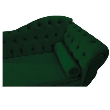 Imagem de Recamier Diana 185cm Lado Esquerdo Suede Verde
