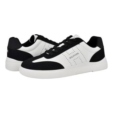 Imagem de Tommy Hilfiger Tênis masculino Chafik, Preto/Branco 002, 39