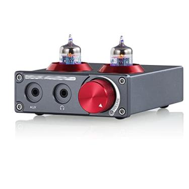 Imagem de YWangQiang Pré-amplificador de fone de ouvido mini tubo de vácuo para toca-discos, telefone/PC/MP3/TV, casa, estéreo, áudio, pré-amplificador, fone de ouvido