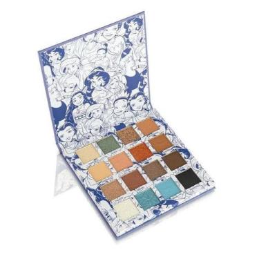 Imagem de Paleta de Sombras 16 Cores Matte e Cintilante Princesas Disney - Fenzz