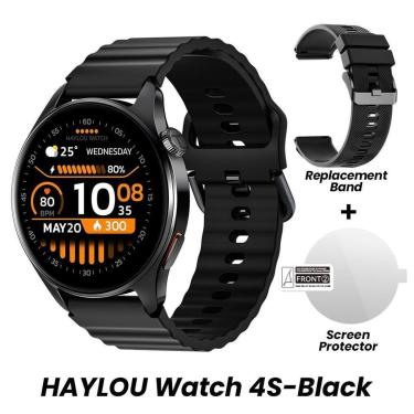 Imagem de Smartwatch Haylou Watch 4s, Gps Integrado, Tela Amoled, 1 Atm - ultra-Unissex