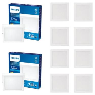 Imagem de 3 Painel Plafon Led Philips 12w Sobrepor 3000k Quente Biv.