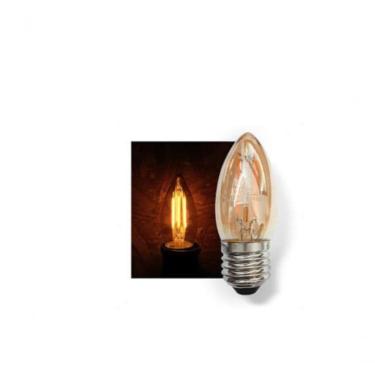 Imagem de Lâmpada Led Filamento Vela 2w Filamento 2300k E27 Bivolt Unidade