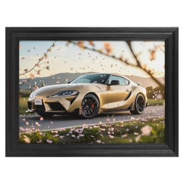 Imagem de HouLaiZhe JDM Tapetes de mesa para carro esportivo japonês Sup JDM Gaming Mouse pads de mesa grandes para teclado de mesa tapete de computador 16 x 12 polegadas (40 x 30 cm)