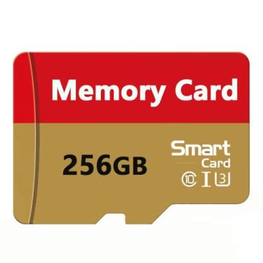 Imagem de Cartão de memória 256 GB Mini TF cartão inteligente de alta velocidade para telefones Android, câmera de ação, tablets armazenamento expandido