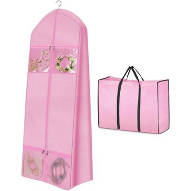 Imagem de Vestido de noiva e bolsa de roupas MISSLO Portable 65 com sacola
