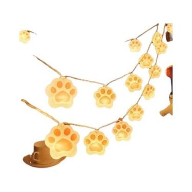 Imagem de Luzes De Cordão Hello Kitty Kawaii Sanrio, Alimentadas Por Bateria, De