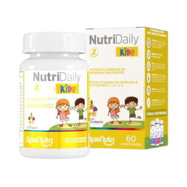 Imagem de Nutridaily Kids 60 Comprimidos mastigáveis Tutti Fruti - Apisnutri