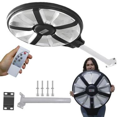 Imagem de Luminaria Refletor Solar Ovni Ufo 360 graus Sensor Movimento Iluminaça