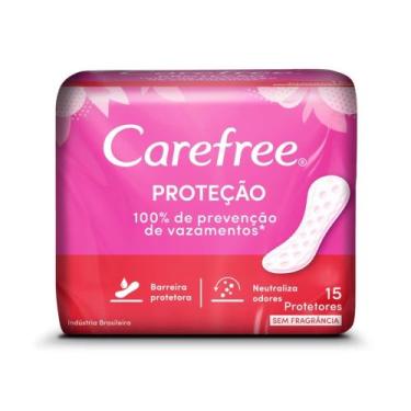 Imagem de Protetor diario carefree, Sem perfume com 15