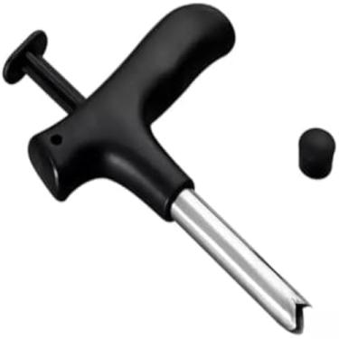 Imagem de Abridor manual de coco para uso domestico, seguro e eficiente, compacto.