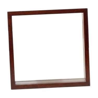 Imagem de KiBcsLic Vitrine com Efeito de Sombra, com Dupla Camada de Transparência para Exibir Fotos de Souvenirs, Recordações, Ingressos E Artesanatos, quadrado de 8 polegadas