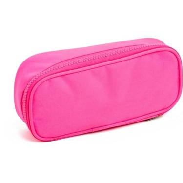 Imagem de Estojo Escolar KIT Candy – Retangular, Compartimento Único, Cores Sortidas e Zíper Reforçado - Ideal para Canetas, Lapis e Material Escolar.