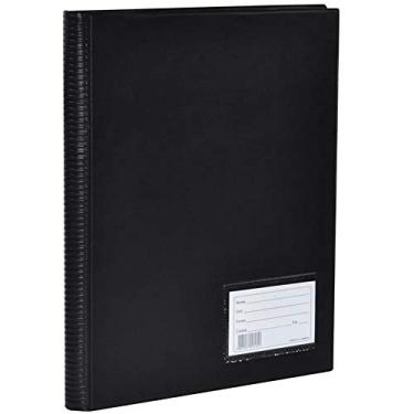 Imagem de PASTA CATALOGO PVC COM VISOR 50 ENV - PRETA