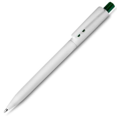 Imagem de Caneta Esferográfica Retrátil Executiva, Metal e Plástico, Escrita Azul, Acabamento Fosco, Grip Metálico, 0.7mm, Cilíndrica, Para Escrita Geral, 14cm (Verde)