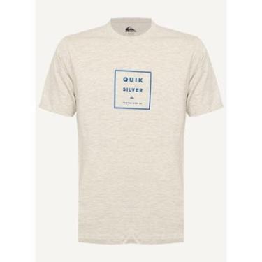 Imagem de Camiseta Quiksilver M/C Squared Up Cinza Claro Mescla-Masculino