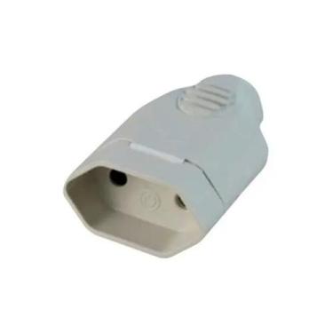 Imagem de Plug Fêmea Com Prensa Cabo 2p+t 20a Branco V94 - Voltim