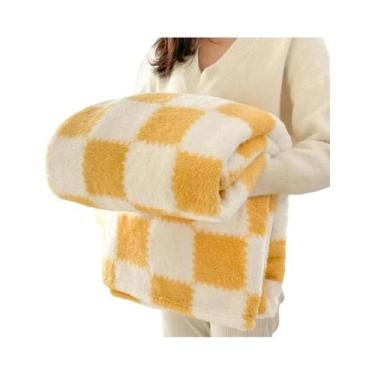 Imagem de Cobertor De Flanela Panda Rosa E Branco, Macio E Confortável Para Sofá