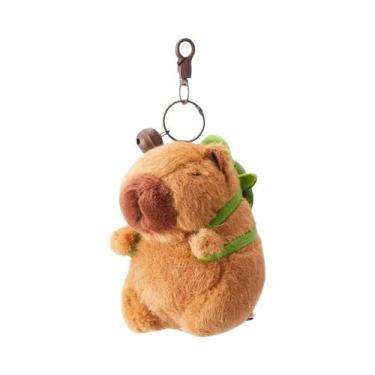 Imagem de Chaveiro De Pelúcia De Capivara Para Crianças, Brinquedos De Animais D