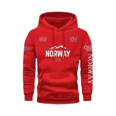 Imagem de Moletom Masculino Oversized De Algodão Com Capuz, Corta-Vento E Quente