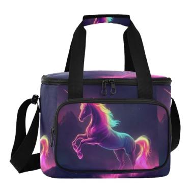 Imagem de Lancheira térmica Jump Unicorn Neon Cooler portátil, lancheira masculina para trabalho